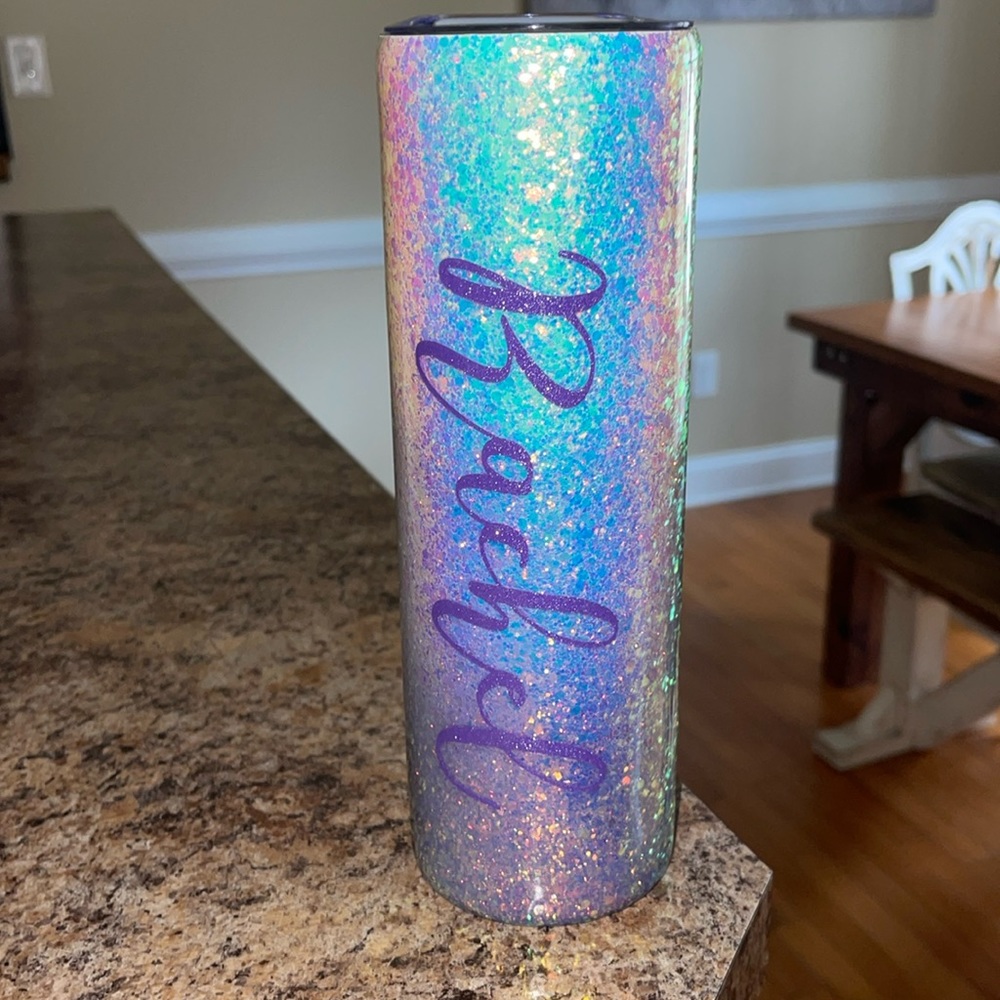 Custom Tumbler - Monogrammed “Rachel”